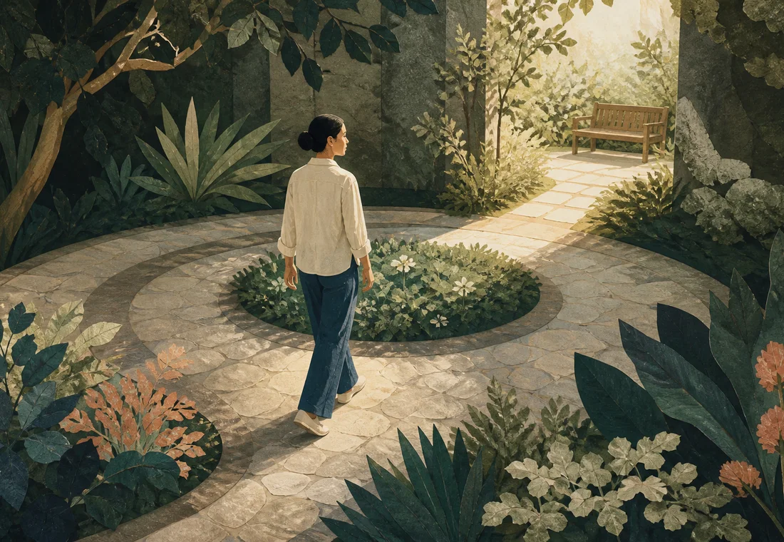 Editorial illustration for How to Stop Rumination From Running the Day